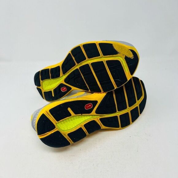 Nike Sneaker Livestrong Lunarlon Running Yellow Gray Mesh Womens Size 7.5 - Picture 9 of 10